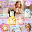 2 x 4PCS Big Penguin Squishy - Squishy Fidget Stress Relief Squeze Kit, Taba Fidget Kit