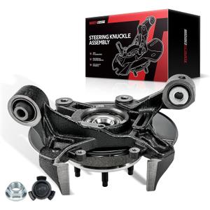 Torchbeam Rear Right steering knuckle and hub assembly Compatible with Ford Explorer 2006-2010,Passenger Side