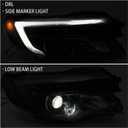 Huray Right Headlight for Honda Pilot 16-22/Passport 19-21/Ridgeline 17-20, Passenger Side (Right)