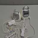 VTech Communications DM221 Audio Baby Monitor with up to 1,000 ft of Range, Vibrating Sound-Alert, Talk Back Intercom & Night Light Loop, White/Silver