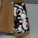 Baby Crib Mobile, Mobile for with Mirror, Black and White High Contrast Toy Newborn Infants Boys Girls, Hanging Rotating Toys Nursery Toys, Knob Type