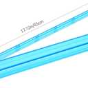 Mahjong All-in-One Tile Rack & Pusher, Clear Acrylic Mahjong Rack and Pusher Combo, Modern American Mahjong Tile Racks, Set of 4, Multi Color, 17.72 inches