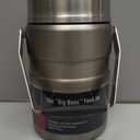 The "Big Boss" Food Jar. Stainless steel vacuum insulated food jar keeps food hot or cold
