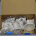 Energetic 5 Pack 75W BR30 LED Recessed Light Bulb, Dimmable, 900 Lumens, Cool White 4000K, E26 Base, Indoor Flood Light for 5/6 Inch Cans