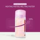 Roll On Wax Warmer For Hair Removal Wax Roller Wax Heater, Home Waxing Kit For Women Men 110V