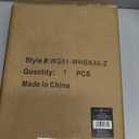 Isaac Jacobs 4x6 White w/Black (Vertical & Horizontal) Double Border Picture Frame w/Black Fabric Easel, Wall-Mountable, Made for Tabletop & Gallery, Home or Office (4x6, White W/Black)