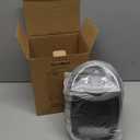 GiveBest Portable Electric Space Heater with Thermostat, 1500W/750W Safe and Quiet Ceramic Heater Fan, Heat Up 200 Square Feet for Office Room Desk Indoor Use, Silver