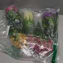 Lifelike Artificial Flowers Outdoor UV Resistant, 20-Pack Weatherproof Fade-Resistant Fake Hanging Plants for Garden Porch Decor - Realistic Mixed Colors in Hanging Baskets (Outdoor Use Verified)