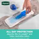 Depend Fresh Protection Adult Diapers, Incontinence Underwear for Men, Disposable, Maximum, Small/Medium, Grey, 32 Count