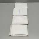 4 Pieces Catheter Leg Bag Holder Fabric Urine Leg Bag Sleeves Covers, White