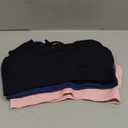 RUNNING GIRL Sports Bras for Women Pack Criss Cross Back Sexy Strappy Sports Bra Seamless Padded Yoga Bra with Removable Cups (3Pack Black/Navy/Pink)