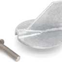 6E5-45371-01 Boat Motor Trim Tab Anode with Bolt for Yamaha 115 130 HP Outboard Models replaces 6E5-45371-10 Sierra 18-6097 Marine Engine