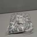 EVALESS Women Sequin Pants Sparkly Glitter High Waisted Wide Leg Flare Trousers Bell Bottom Night Out Clubwear (Medium, Silver)