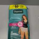 Depend Fresh Protection Adult Diapers, Incontinence & Postpartum Bladder Leak Underwear for Women, Disposable, Maximum, Medium, Blush, 30 Count
