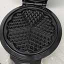 Mueller Heart 5 Waffle Maker, Waffle Iron, Adjustable Browning Control & Nonstick, Cool Touch Handle, Easy to Clean, Small Kitchen Appliances