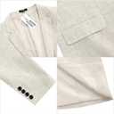 TURETRENDY Men's Casual Sport Coat Lightweight Linen Blazer One Button Business Suit Jackets Stylish Daily Suits (XXL)