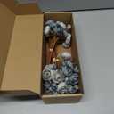 Floroom Ranunculus Artificial Flowers 18 Pcs Dusty Blue Faux Silk Mini Ranunculus Bulk Fake Wedding Filler Flowers for DIY Bouquets, Centerpieces, Bridal Shower Decorations & Arrangements