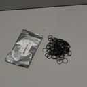 100pcs 20mm Key Ring Keychain Metal Black Round Split Key Chains Rings Connectors for Home Car Dog Tag Office Ornaments Keys Attachment