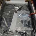 Furnulem Black Dresser for Bedroom, Fabric Dorm Tall Nightstand