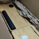 Treadmill Laptop Desk, Bamboo Treadmill Laptop Stand Holder, Treadmill Desk Attachment, Computer Stand Tray for Treadmill