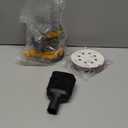 Cordless Random Orbital Sander Compatible for Dewalt 20v 60v Battery(NO Battery), Electric Palm Orbital Sander With Dust Collector, 6 Variable Speeds, 20Pcs Sandpaper For Sanding Polishing Woodworking (Yellow)