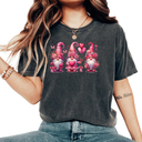 Valentine's Day Shirt Womens Cute Graphic T-Shirts Funny Love Heart Print Short Sleeve Romantic Tops, Small