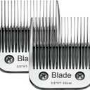 2PCS 5/8" HT Dog Grooming Replacement Blades Compatible with Andis Dog Clippers,Dog Clipper Blades Compatible with Wahl KM-10 Series Clippers, Oster A5,Size-5/8-Inch 16mm Cut Length