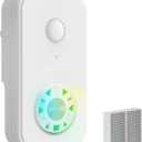 Plug In Negative Ion Air Purifier, with Colorful Night Light, with One Replacement Filter, for Home, Kitchen, Bathroom, Toilet