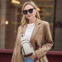 CLUCI Crossbody Bags for Women Men,Leather Sling Bag Cross Body Backpack for Woman Gifts for Women Birthday Unique