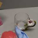 Flower Glass Tea Cup With Spoon Set, Ideal Gift For Mothers Wife Grandma Women Friends On Valentines Day Christmas Birthday, Durable Coffee Mug (Chrysanthemum, 11 OZ)