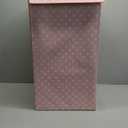 Pink And White Polka Dot, Collapsible Storage Container with cover