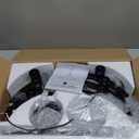 Black Chandelier, 6-Light Dining Room Light Fixture, Round Farmhouse Wagon Wheel Chandeliers for Dining Room Living Room Entryway Kitchen Island Dia 24"