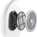 OVENTE Replacement Filter for BF74W Blower Fan (Pack of 1), Easy to Remove and Install, Efficiently Trap Household Particles and Long-Lasting Performance for Fresher and Cleaner Air, Black ACPBF7401