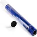 1 Pack Clear PC Mahjong Mat Storage Tube, 34.6 Inch Case, Portable Travel & Home Playmat Holder