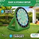 Swooc Games® - XL Bull Chipper™ | Giant Golf Darts (Over 8ft Tall) with 10+ Golf Games | Backyard Game w/Air Pump | Yard Game for Adults | Giant Outdoor Fun for Adults and Family | Outside Activity