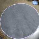 ONASAR Light Purple Round Area Rug 4ft, Soft Bedroom Circle Rugs Floor Mats for Kids Girls Teen Room, Cute Fluffy Plush Shaggy Carpet for Baby Nursery Living Room Playroom Dorm Home Decor