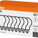 SYLVANIA ECO LED Light Bulb, A19 60W Equivalent, Efficient 9W, 7 Year, 750 Lumens, 2700K, Non-Dimmable, Frosted, Soft White - 8 Count (Pack of 1) (40821)