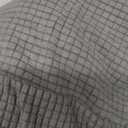 H.VERSAILTEX Super Stretch Individual Seat Cushion Covers Sofa Covers Couch Cushion Cover Slipcover Sets Thick Jacquard Textured Twill Fabric (3 Piece Sofa Cushion Covers, Grey)