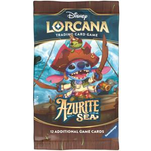 Ravensburger Disney Lorcana TCG: Azurite Sea Assorted Single Booster Pack (12 Cards) | Collectible Trading Cards | Ideal for Disney Fans & TCG Players | Suitable for Ages 8+ (Pack of 3)