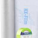 39"x100' Heavy-Duty Floor Protection | Construction Grade Carpet Protector | Drop Cloth Plastic Film for Hardwood Floors | Waterproof Painters Covering with No Residue(Ice Blue)