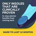Dr. Scholls Plantar Fasciitis Relief Orthotic Insoles for Men - The Only Proven Insole to Stop Plantar Fasciitis from Coming Back, Immediately Relieves Pain, Heel Spurs, Arch Support Inserts