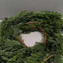 Real Touch Cedar Garland, Christmas Artificial Realistic Faux Cypress Pine Garlands, Christmas Greenery Garland Decorations for Mantle, Table, Stairs, Doorframe, Fireplace, Winter Garlands(9FT)