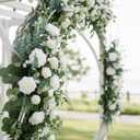 120 Pcs 6 Kinds Mixed Eucalyptus Leaves Stems Bulk Artificial Silver Dollar Leaves Picks Dried Eucalyptus Bundle Faux Spray for Wedding Vase Bouquet Decor (Eucalyptus Leaves Stems-120)