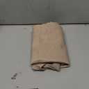 AUSSPVOCT Textured Linen 60 Inch Round Tablecloth Up to 48" Tables, Waterproof Spill-Proof Wipeable Round Table Cloth Wrinkle Free Circle Dining Tablecover for Birthday Farmhouse Spring Easter Decor (Khaki)