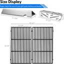 Genesis II E-310 Grill Grate Flavorizer Bars Heat Deflectors Replacement Parts for Weber Genesis II 300 310 II E-315 II SE-310 II E-330 Stainless Steel Genesis 2 GS4 Grill Parts 66095 67095 | Evenly Heat and Retain Heat, Withstand Hight Heat, Durable, Easy to Clean