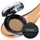 Timeless Lumina Matte Cover Cushion Foundation -04 Beige, Full Coverage Air Cushion, Lightweight & Natural Flawless Matte Finish, 12H Oil Control, Long-Lasting, Waterproof, Sweatproof