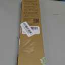 CANDWAX 12 inch Taper Candles Set of 4 - Dripless and Smokeless Unscented - Slow Burning Candle Sticks - Brown Candles