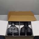 2-Pack Carbon Fiber Dual Exhaust Tips 2.5" Inlet to 3.5" Outlet, Universal Tailpipe 2.5 Inch Exhaust Muffler Tips (Matte)