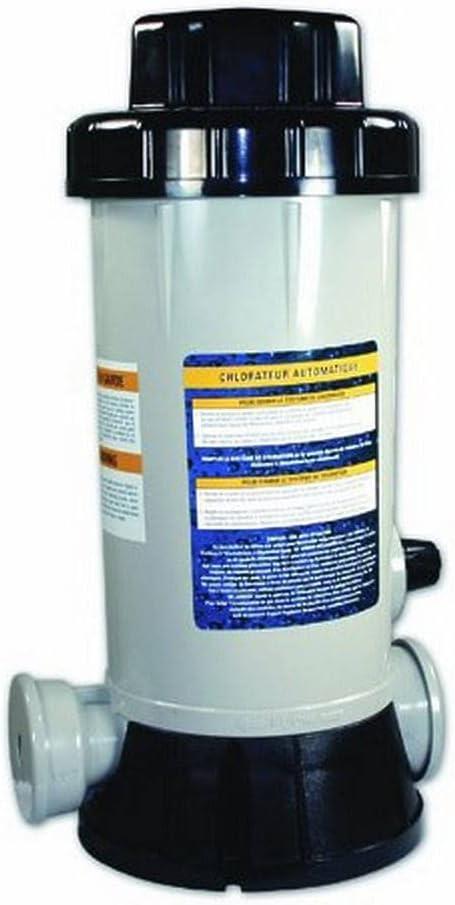 HYDROTOOLS By SWIMLINE 87503 Premium Off-Line Automatic Chlorine Feeder Chlorinator Adjustable Output 9.0 Lbs Capacity | Universal Compatibility | Above Ground & Inground Swimming Pool Bromine Install