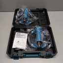 SEESII Suction Cups for Glass Lifting: 8" Tile Suction Cup Lifter with Handle and Pump, 200KG Load Capacity Heavy Duty Vacuum Lifter for Lifting Large Tile, Granite, Metal, Windows (2-Pack) (Blue)